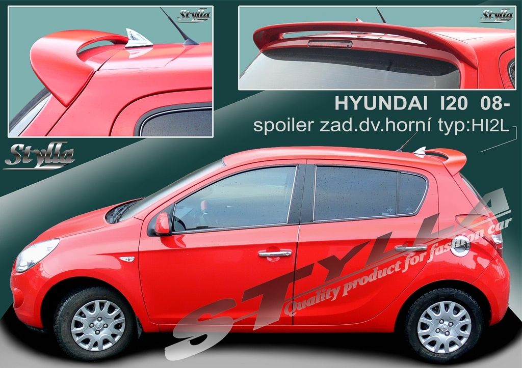 Spoiler na tylną klape górny, Hyundai i20 I, 20082014