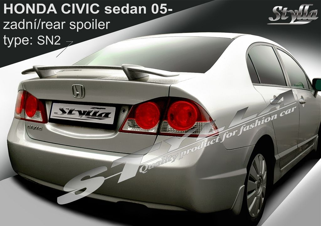 Spoiler na tylną klape, Honda Civic VIII, 20062012