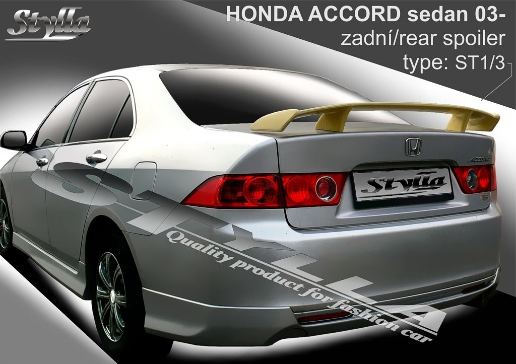 Spoiler na tylną klape, Honda Accord VII, 20032008
