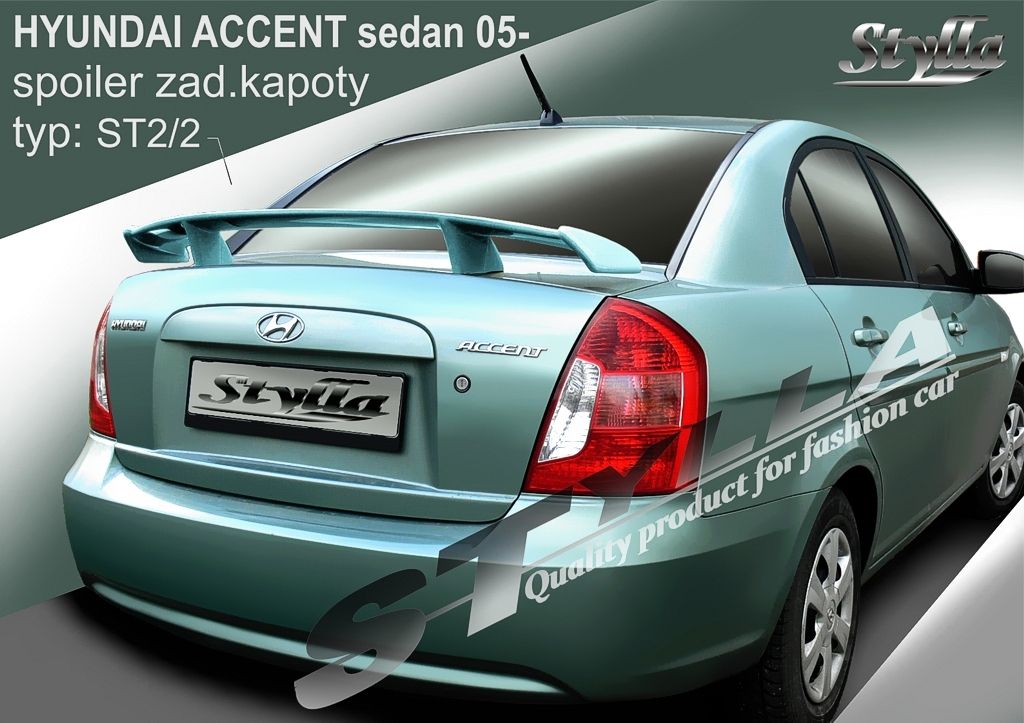 Spoiler na tylną klape, Hyundai Accent III, 20052011